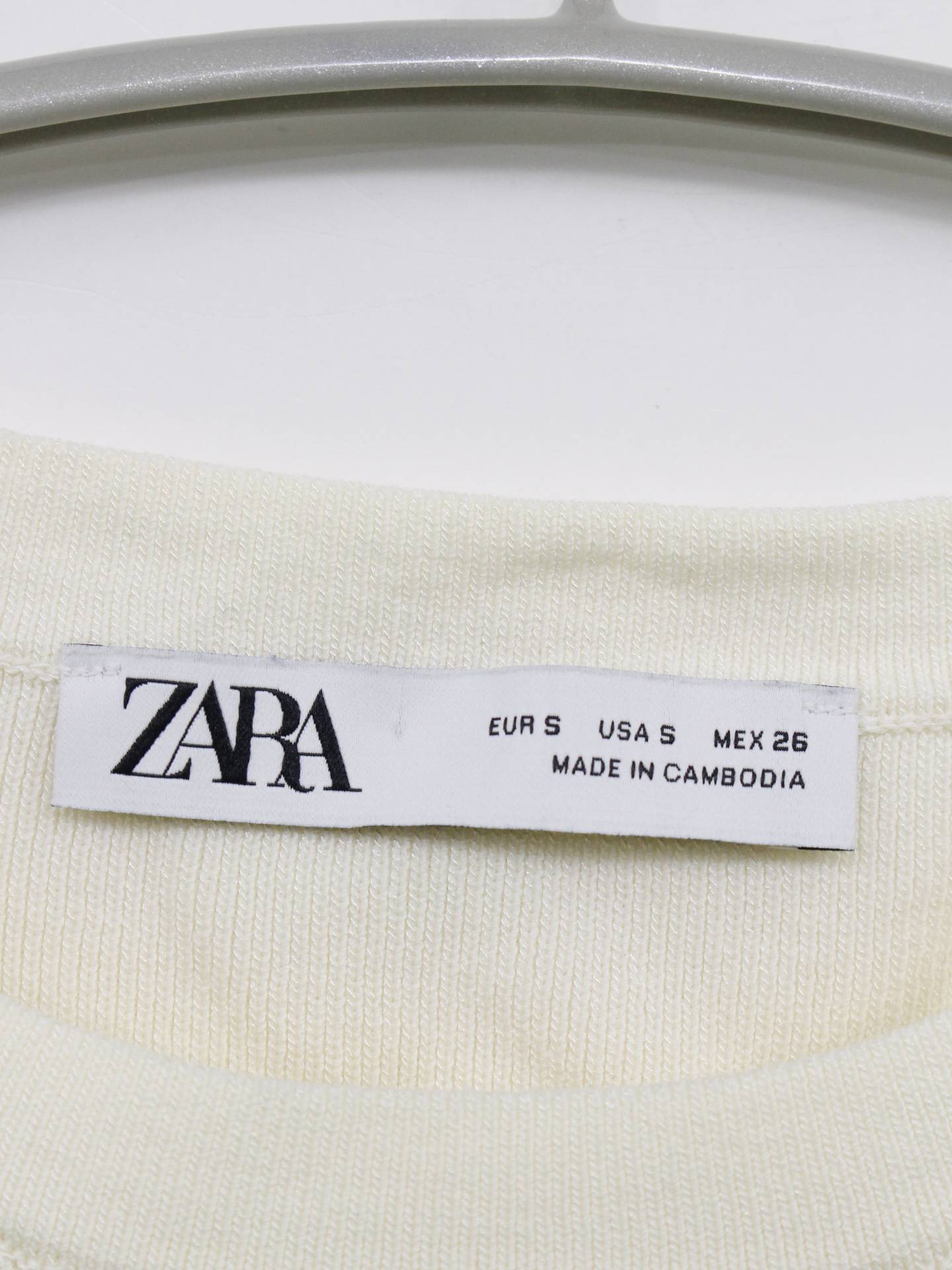 ZARA/ザラ/タンクトップ/トップス/ホワイト/S