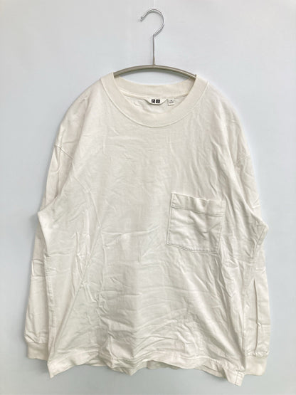 UNIQLO/ユニクロ/Tシャツ/カットソー/トップス/ホワイト/M