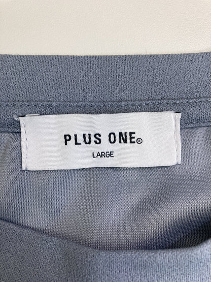 PLUS ONE/Tシャツ/カットソー/トップス/ブルー/LARGE