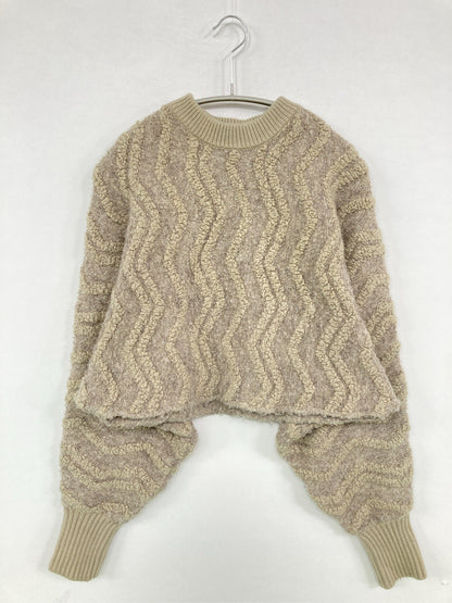 KBF/ケービーエフ/ニット/セーター/トップス/ブラウン/size ONE