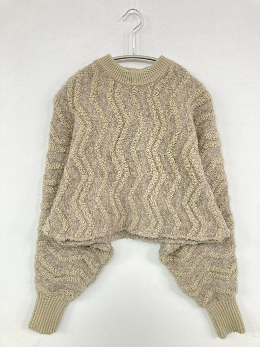 KBF/ケービーエフ/ニット/セーター/トップス/ブラウン/size ONE