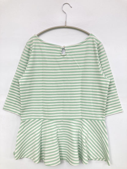 ecomarche/Tシャツ/カットソー/トップス/ライトグリーン/L