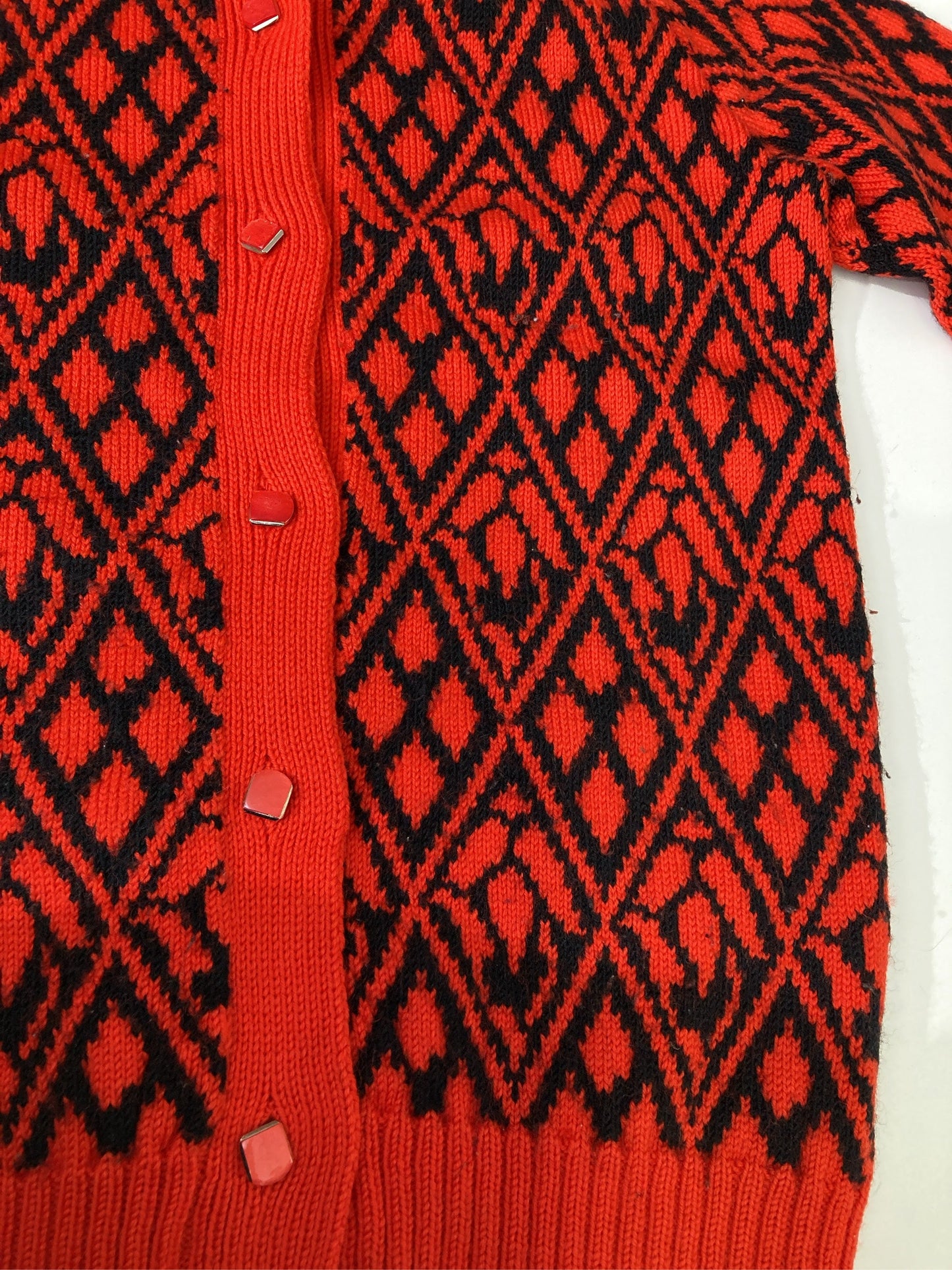 カーディガン/ボレロ/トップス/レッド