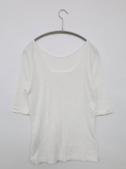 smile cotton/Tシャツ/カットソー/トップス/ホワイト/F