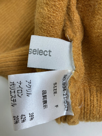 me+em select/ミームセレクト/カーディガン/ボレロ/トップス/イエロー/F