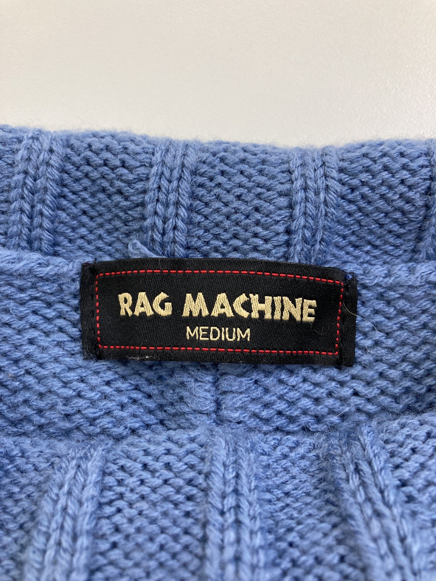 RAG MACHINE/ニット/セーター/トップス/ブルー/MEDIUM