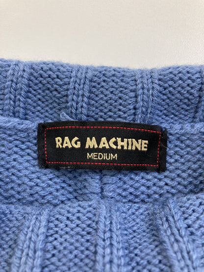 RAG MACHINE/ニット/セーター/トップス/ブルー/MEDIUM