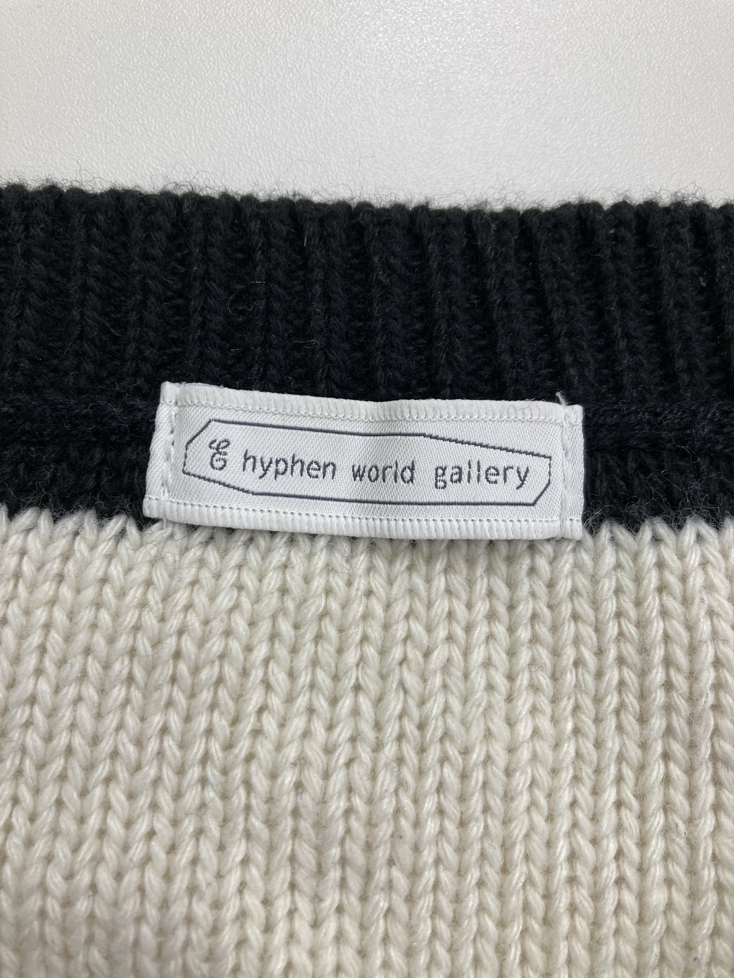 E hyphen world gallery/イーハイフンワールドギャラリー/ニット/セーター/トップス/ブラック/F