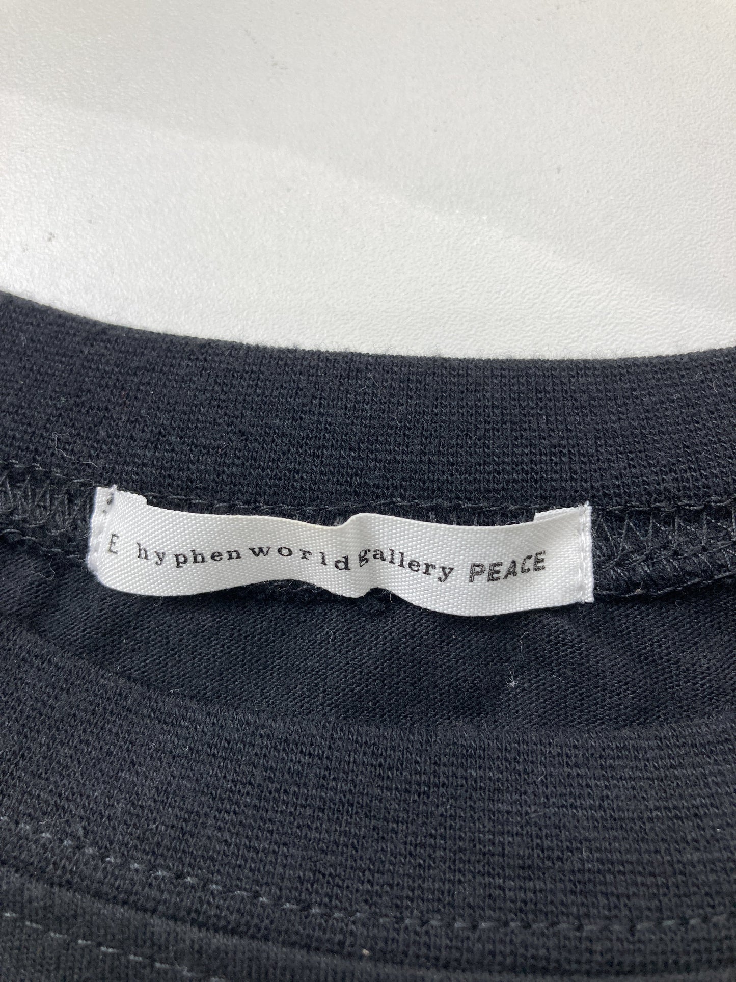 E hyphen world gallery peace/イーハイフンワールドギャラリーピース/Tシャツ/カットソー/トップス/ブラック/F