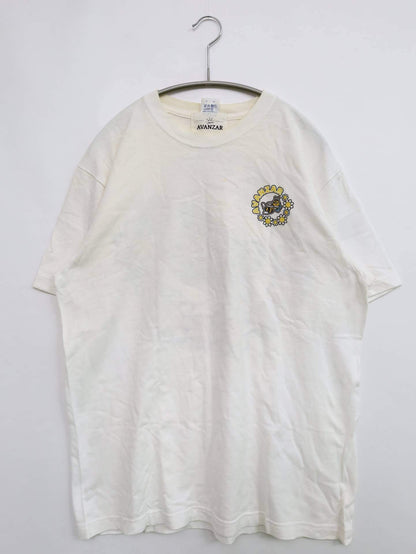 AVANZAR/Tシャツ/カットソー/トップス/ホワイト/L