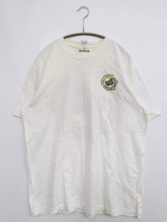 AVANZAR/Tシャツ/カットソー/トップス/ホワイト/L