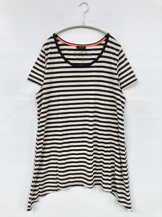 JINTY/ジンティ/Tシャツ/カットソー/トップス/ブラック/4L
