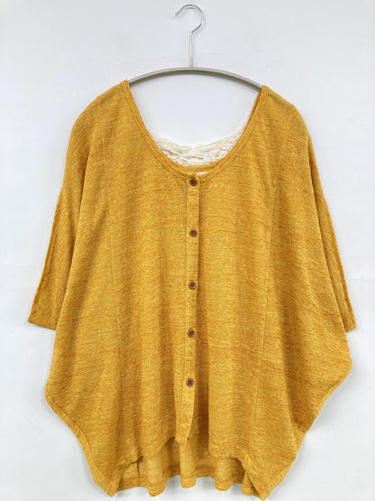 Ray Cassin/レイカズン/カーディガン/ボレロ/トップス/イエロー/M