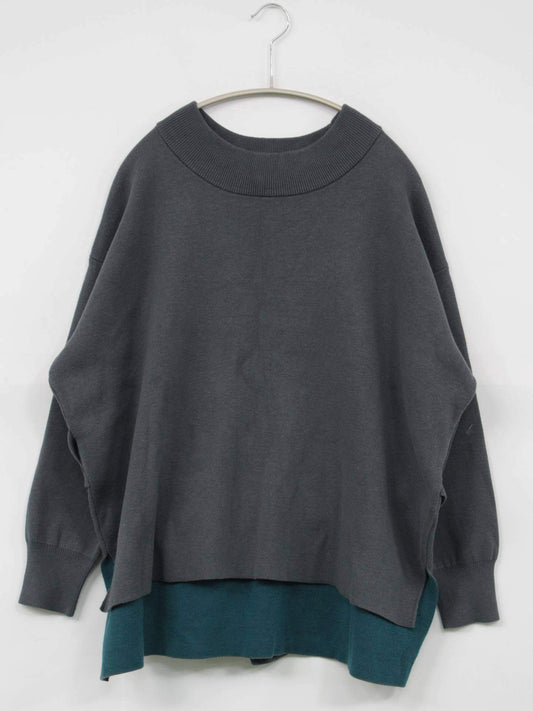 AZUL/アズール/ニット/セーター/トップス/グレー/S