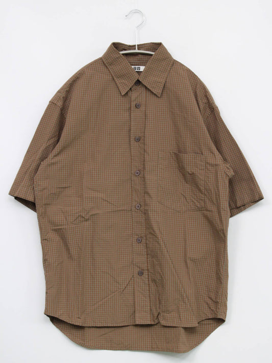 UNIQLO/ユニクロ/シャツ/ブラウス/トップス/ブラウン/XS