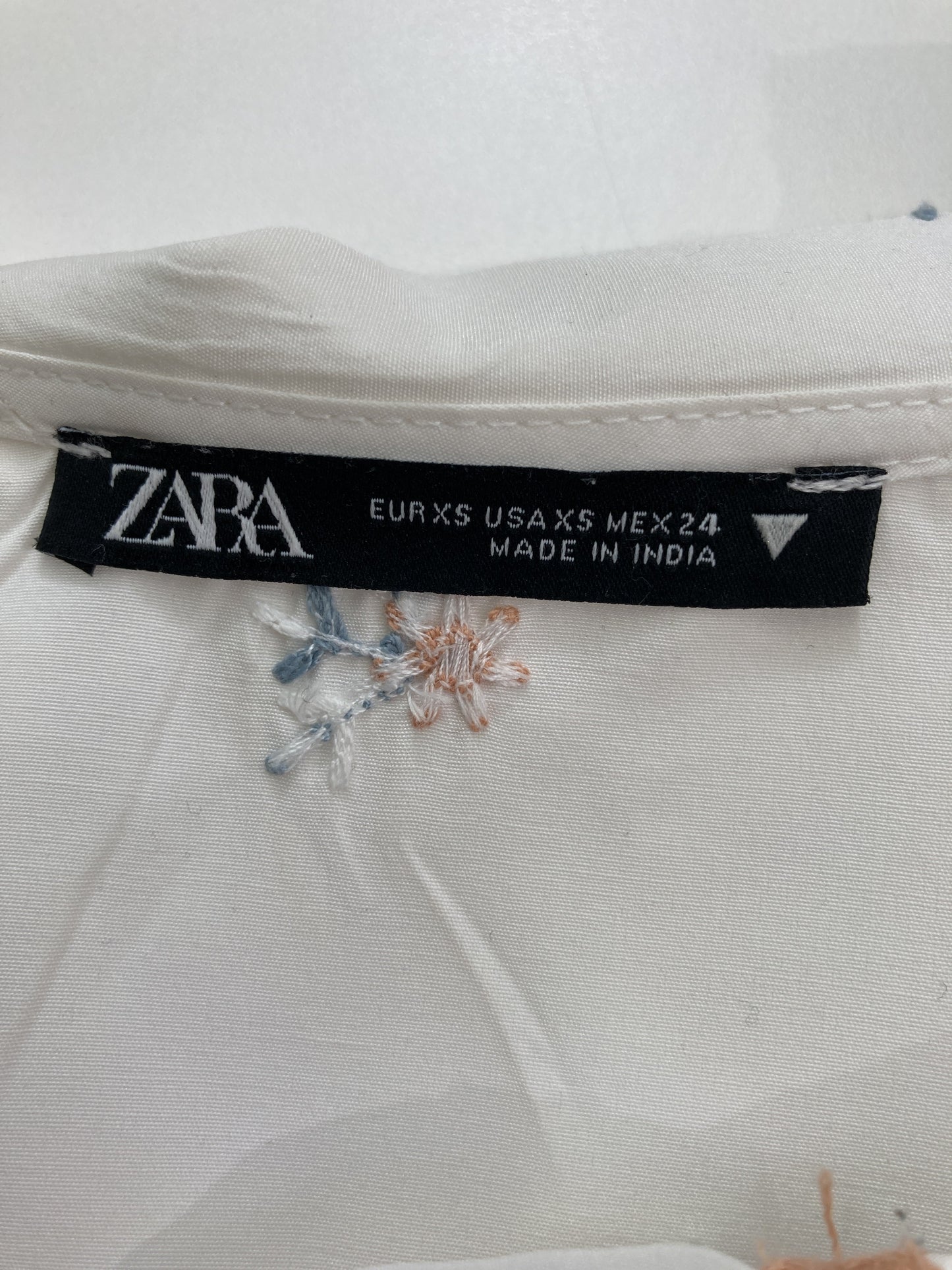ZARA/ザラ/シャツ/ブラウス/トップス/ホワイト/XS