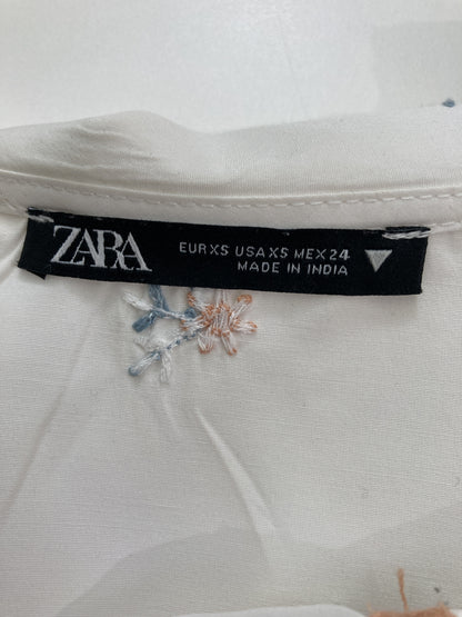 ZARA/ザラ/シャツ/ブラウス/トップス/ホワイト/XS