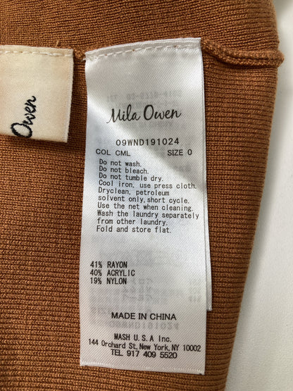 Mila Owen/ミラオーウェン/カーディガン/ボレロ/トップス/ブラウン/0