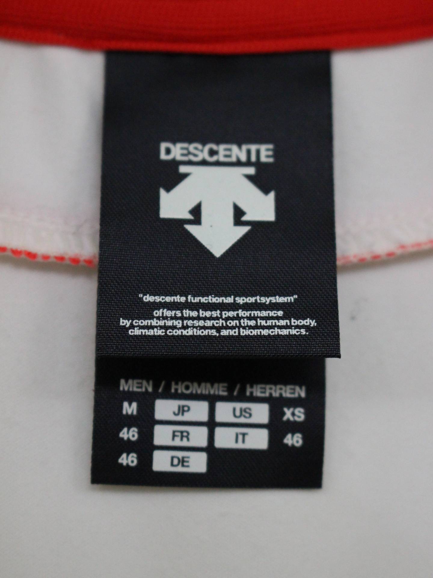 DESCENTE/ジャージ/トラックジャケット/トップス/ホワイト/M