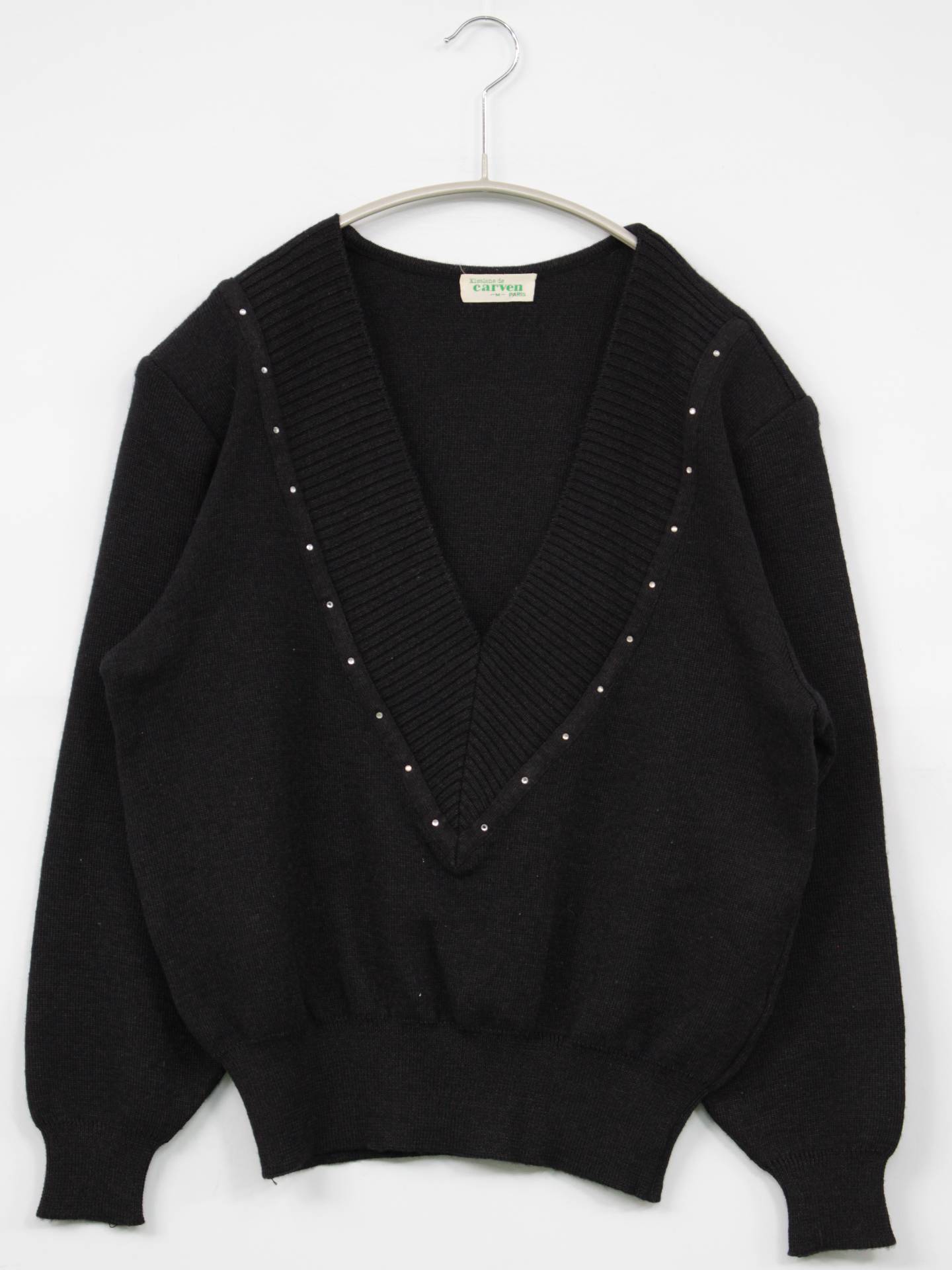 CARVEN/ニット/セーター/トップス/ブラック/M