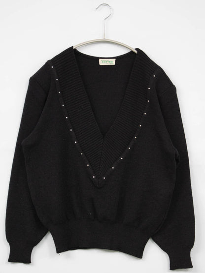 CARVEN/ニット/セーター/トップス/ブラック/M