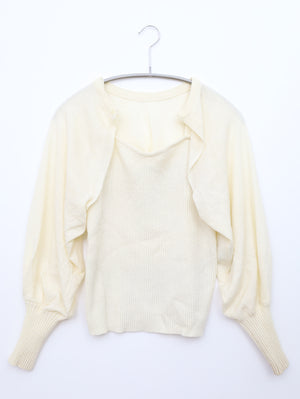 ニット/セーター/トップス/アイボリー