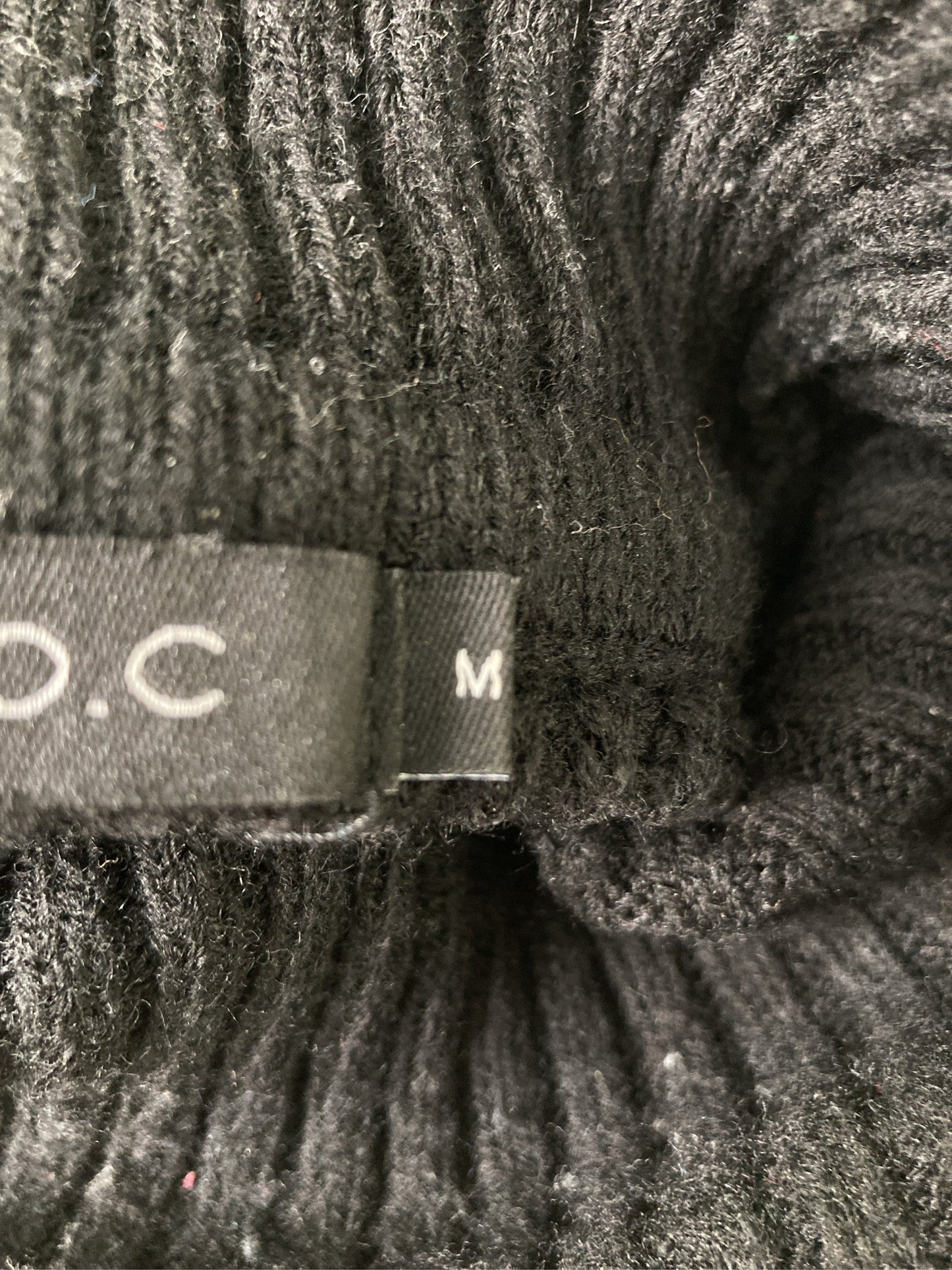 G.O.C/ジーオーシー/ニット/セーター/トップス/ブラック/M