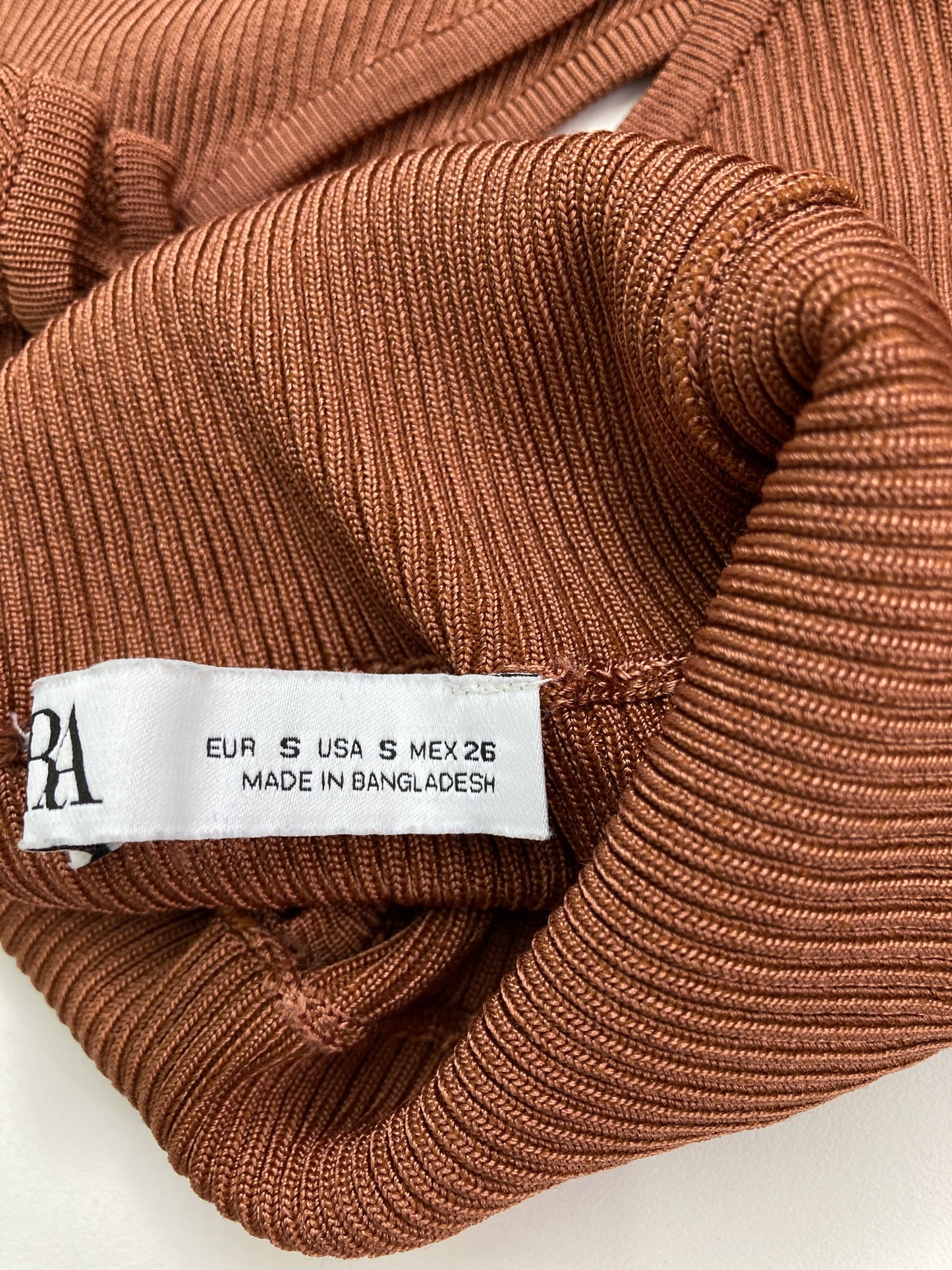 ZARA/ザラ/ニット/セーター/トップス/ブラウン/S