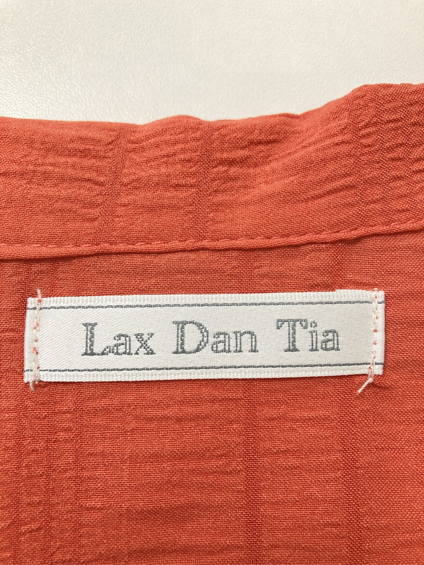 Lax Dan Tia/シャツ/ブラウス/トップス/オレンジ/M