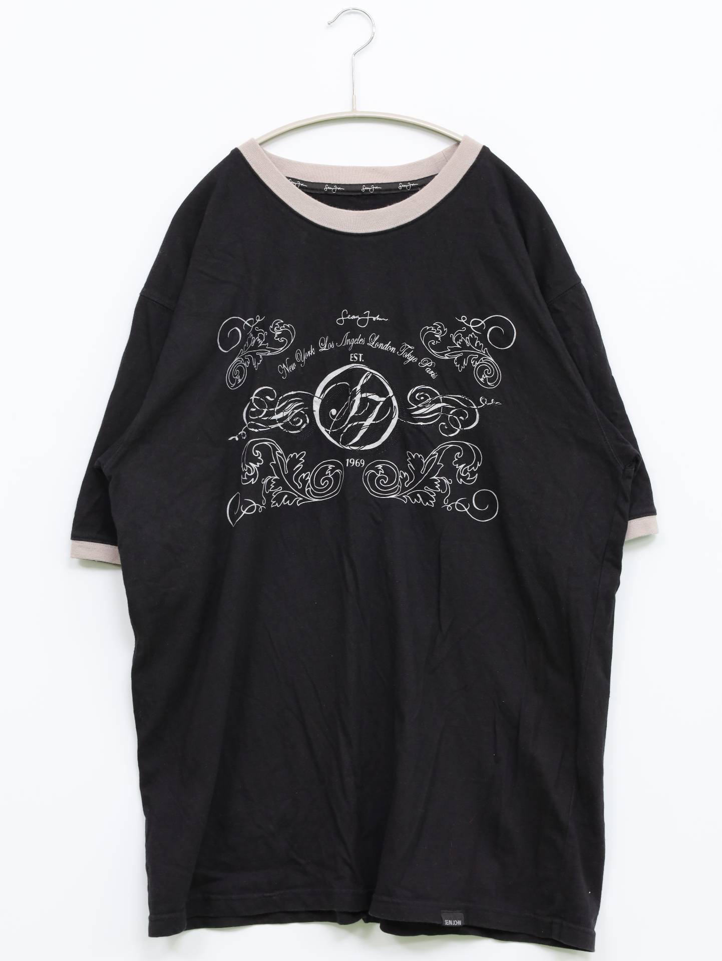 SEAN JOHN/Tシャツ/カットソー/トップス/ブラック