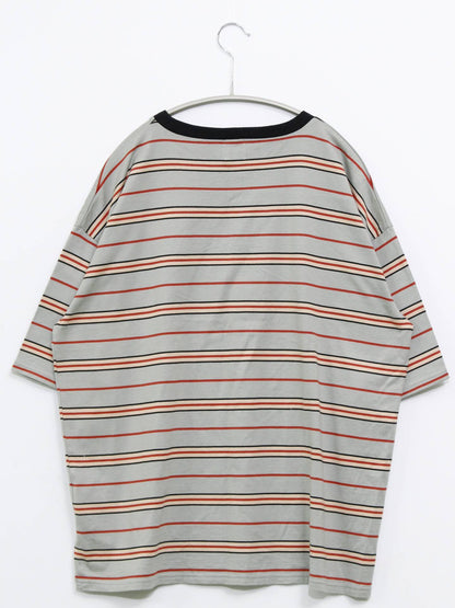 6(ROKU)/Tシャツ/カットソー/トップス/グレー