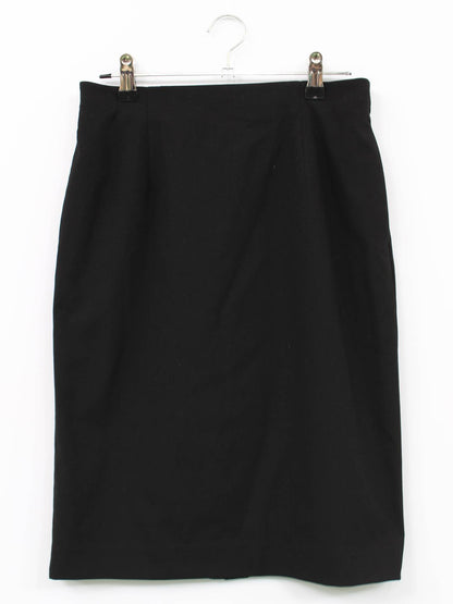 UNIQLO/ユニクロ/ミモレ/半端丈スカート/スカート/ブラック/ウエスト64cm　ヒップ91cm