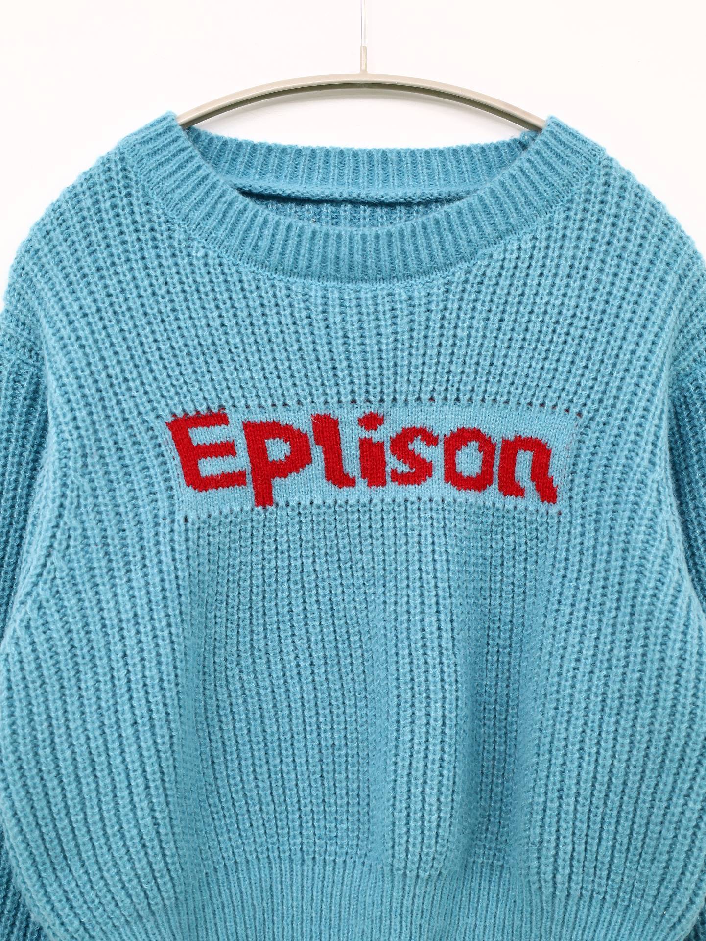 ニット/セーター/トップス/スカイブルー