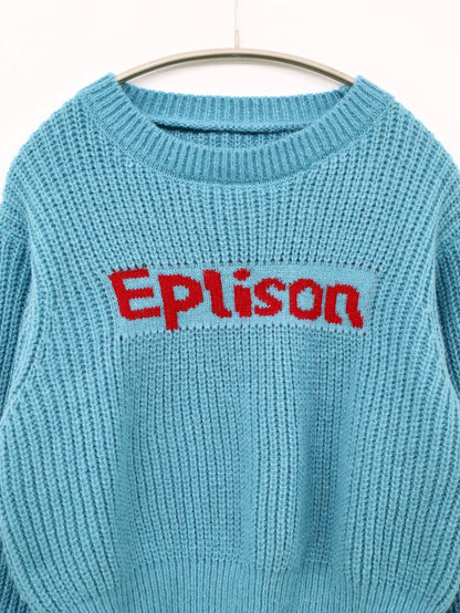 ニット/セーター/トップス/スカイブルー