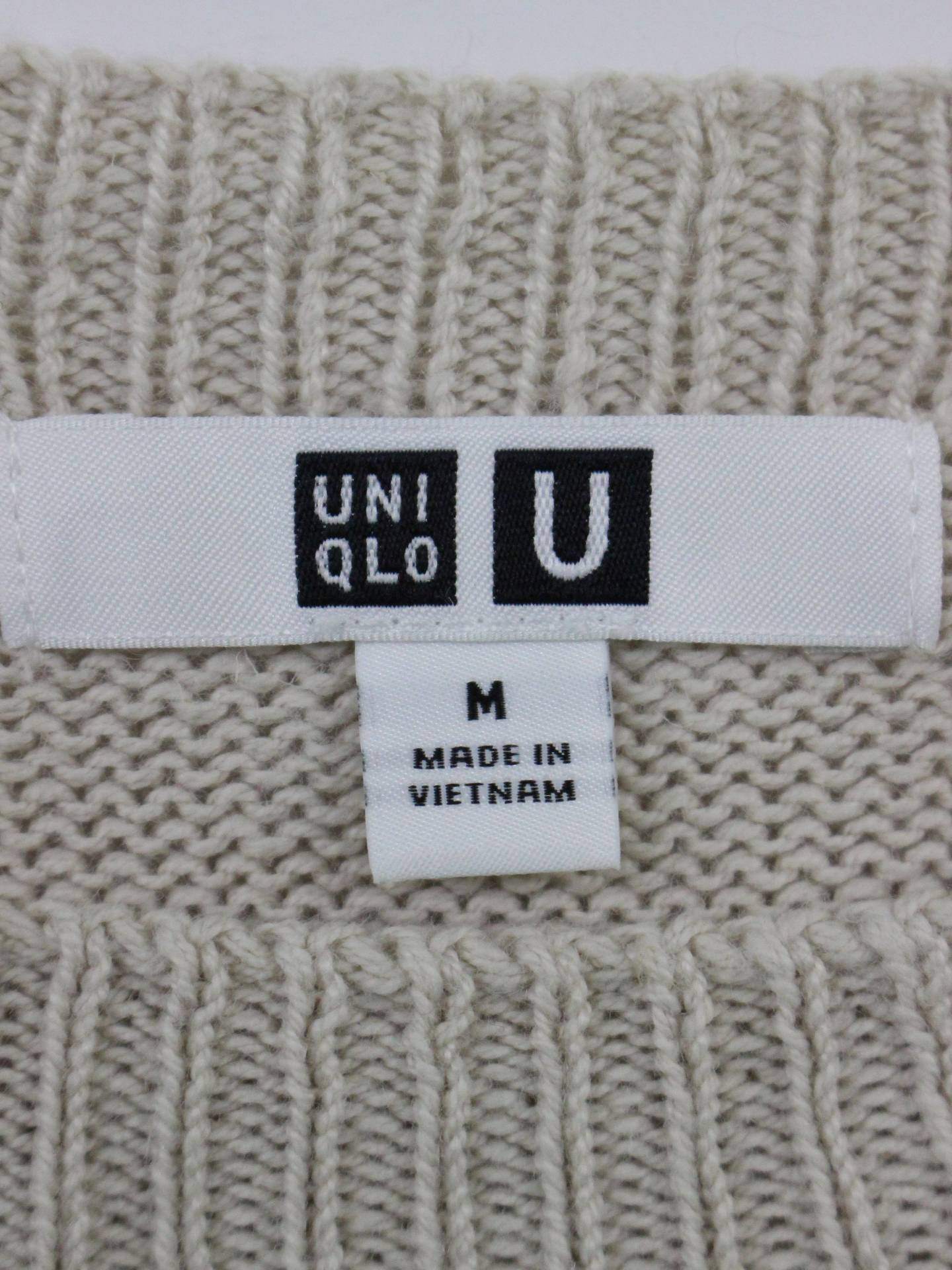 UNIQLO/ユニクロ/ニット/セーター/トップス/グレー/M