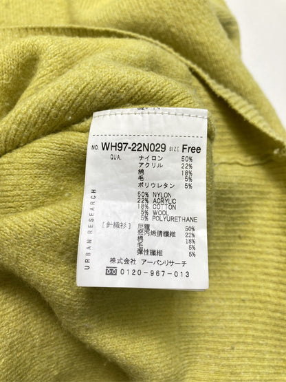 URBAN RESEARCH/アーバンリサーチ/ニット/セーター/トップス/イエロー/Free