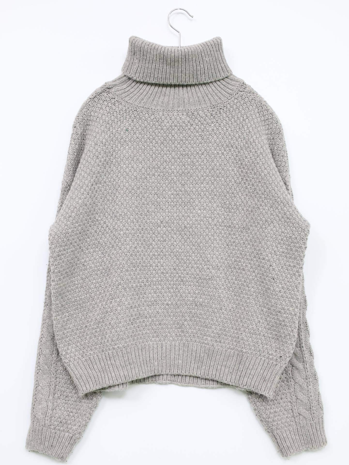 ニット/セーター/トップス/グレー/F