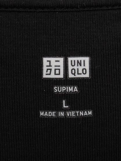 UNIQLO/Tシャツ/カットソー/トップス/ブラック/L