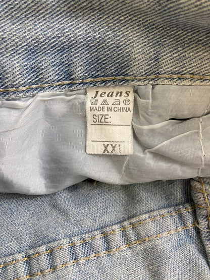 デニムパンツ/パンツ/スカイブルー/XXL