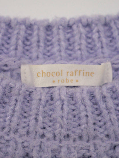 chocol raffine/ショコラフィネ/ニット/セーター/トップス/スカイブルー/F