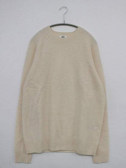 UNIQLO/ユニクロ/ニット/セーター/トップス/ホワイト/L