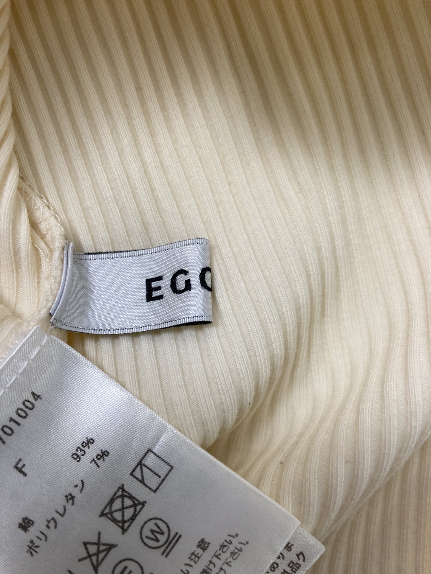 EGOIST/エゴイスト/Tシャツ/カットソー/トップス/ホワイト/F