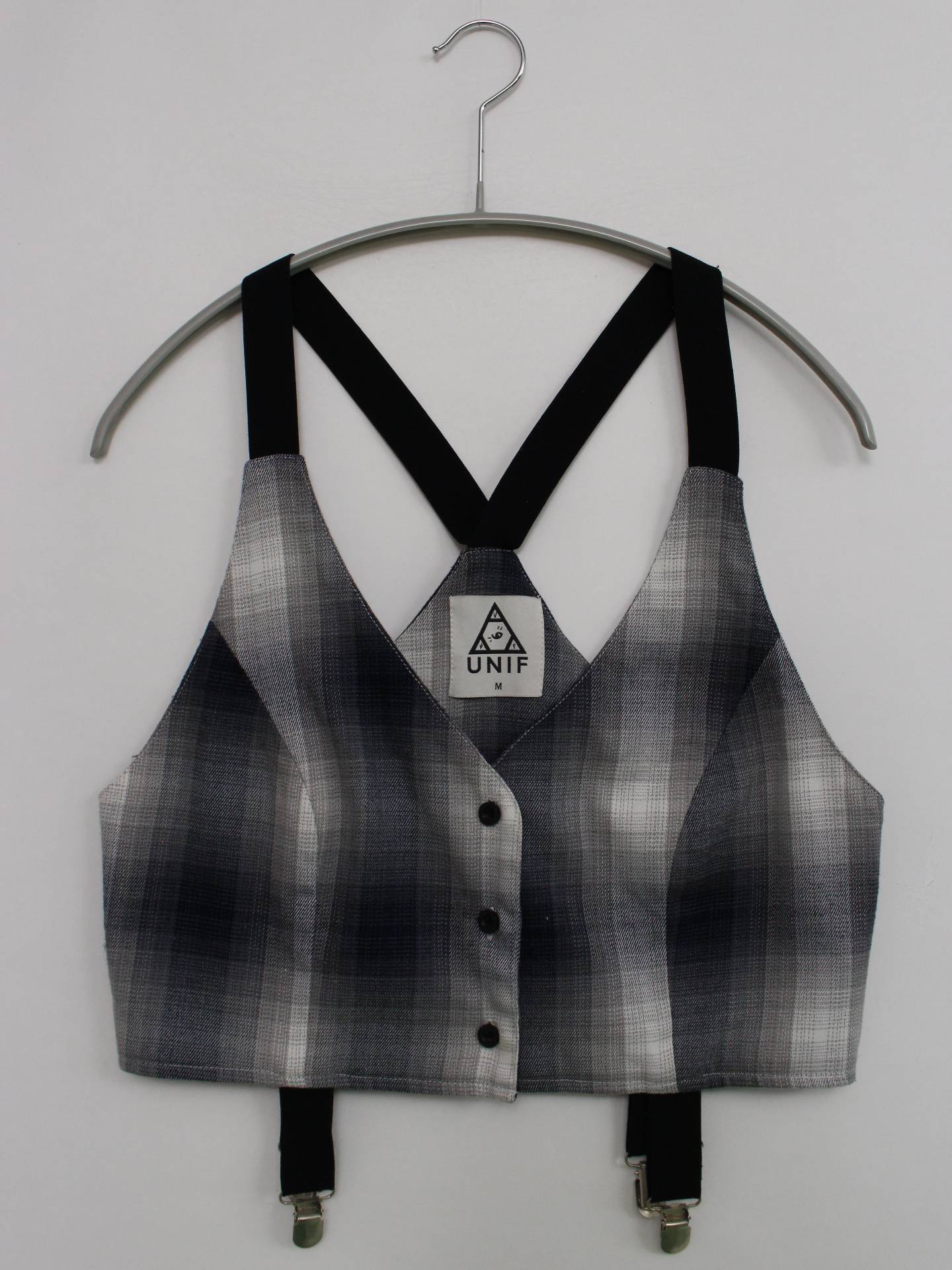 UNIF/ベスト/トップス/グレー/M