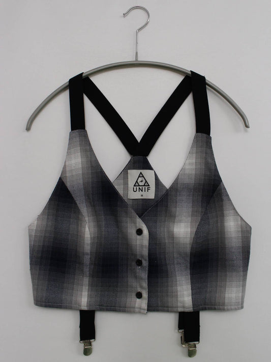UNIF/ベスト/トップス/グレー/M