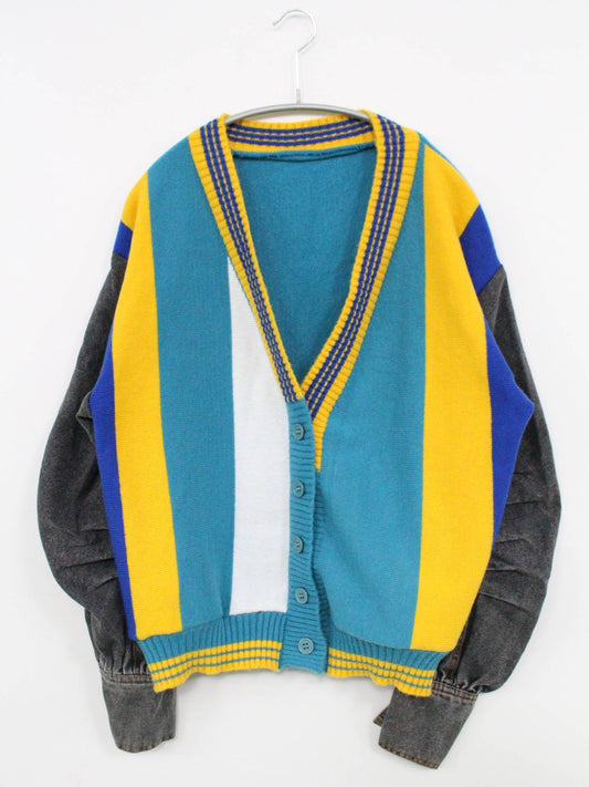 カーディガン/ボレロ/トップス/スカイブルー/M-L