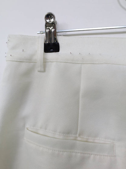 Adoon plain/アドーンプレーン/スラックス/パンツ/ホワイト/S