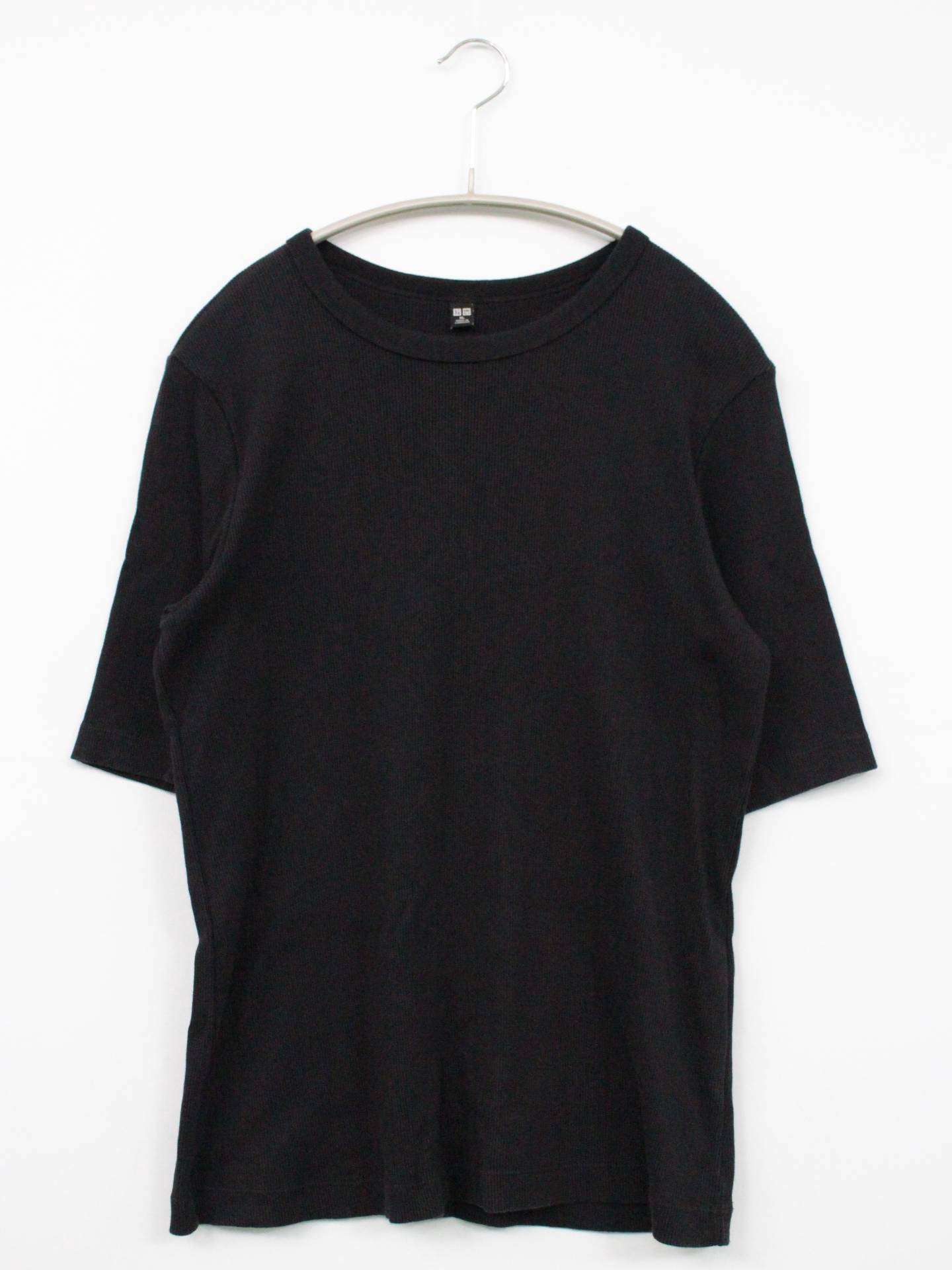 UNIQLO/ユニクロ/Tシャツ/カットソー/トップス/ブラック/XL