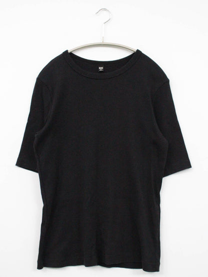 UNIQLO/ユニクロ/Tシャツ/カットソー/トップス/ブラック/XL