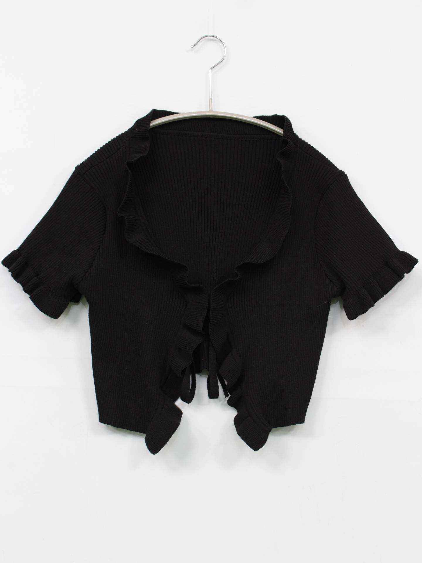 カーディガン/ボレロ/トップス/ブラック