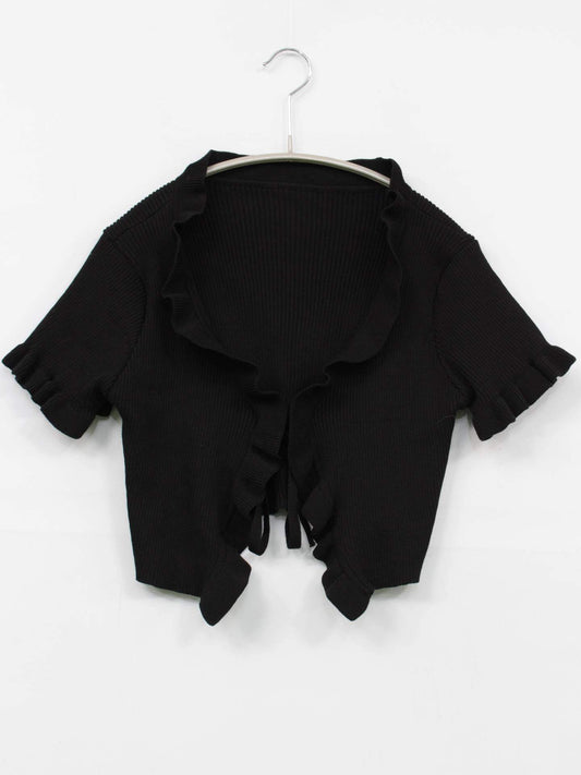 カーディガン/ボレロ/トップス/ブラック